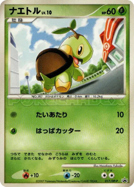 ナエトル / Turtwig 017/DP-P 卡牌