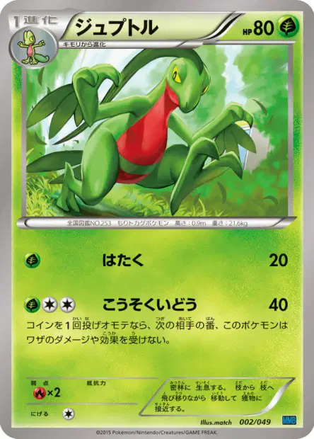 ジュプトル / Grovyle 002/049 卡牌