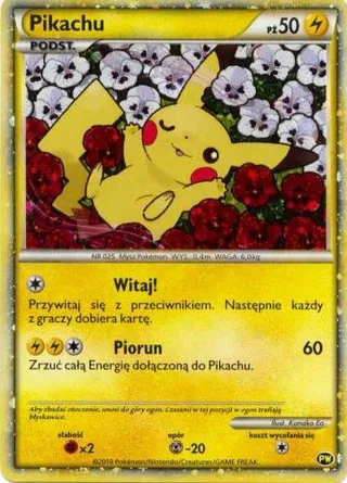 Pikachu No. 008 卡牌