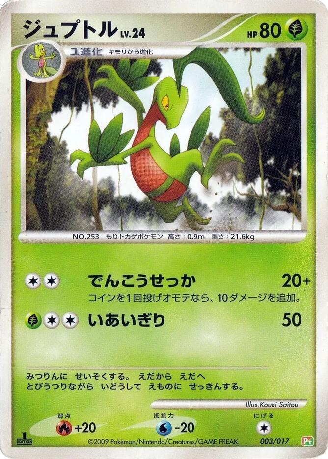 ジュプトル / Grovyle 003/017 卡牌